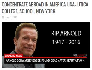 arnold schwarzenegger overleden.